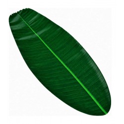 Trilho Para Mesa Folha 105 x 47cm Verde Mimo Style